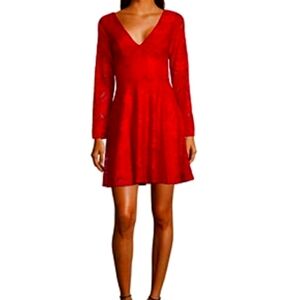 My Michelle Juniors Red Lace Dress Size 11 NWT